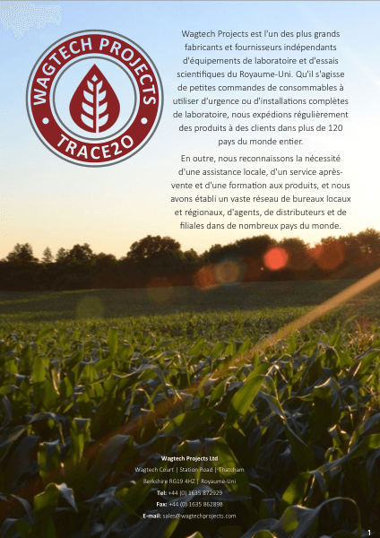 Catalogue Agronomie (Français) cover